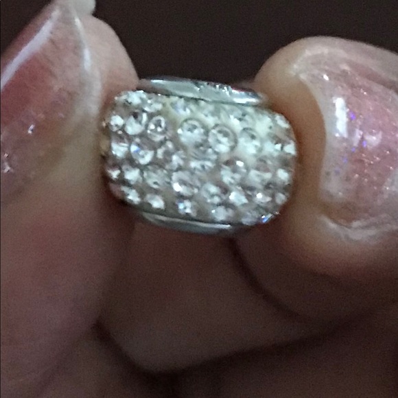 Cubic Zirconia charm (bracelet not included) - Picture 3 of 5